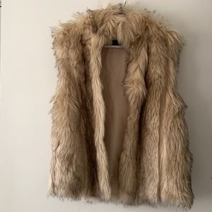 TopShop Faux Fur Vest